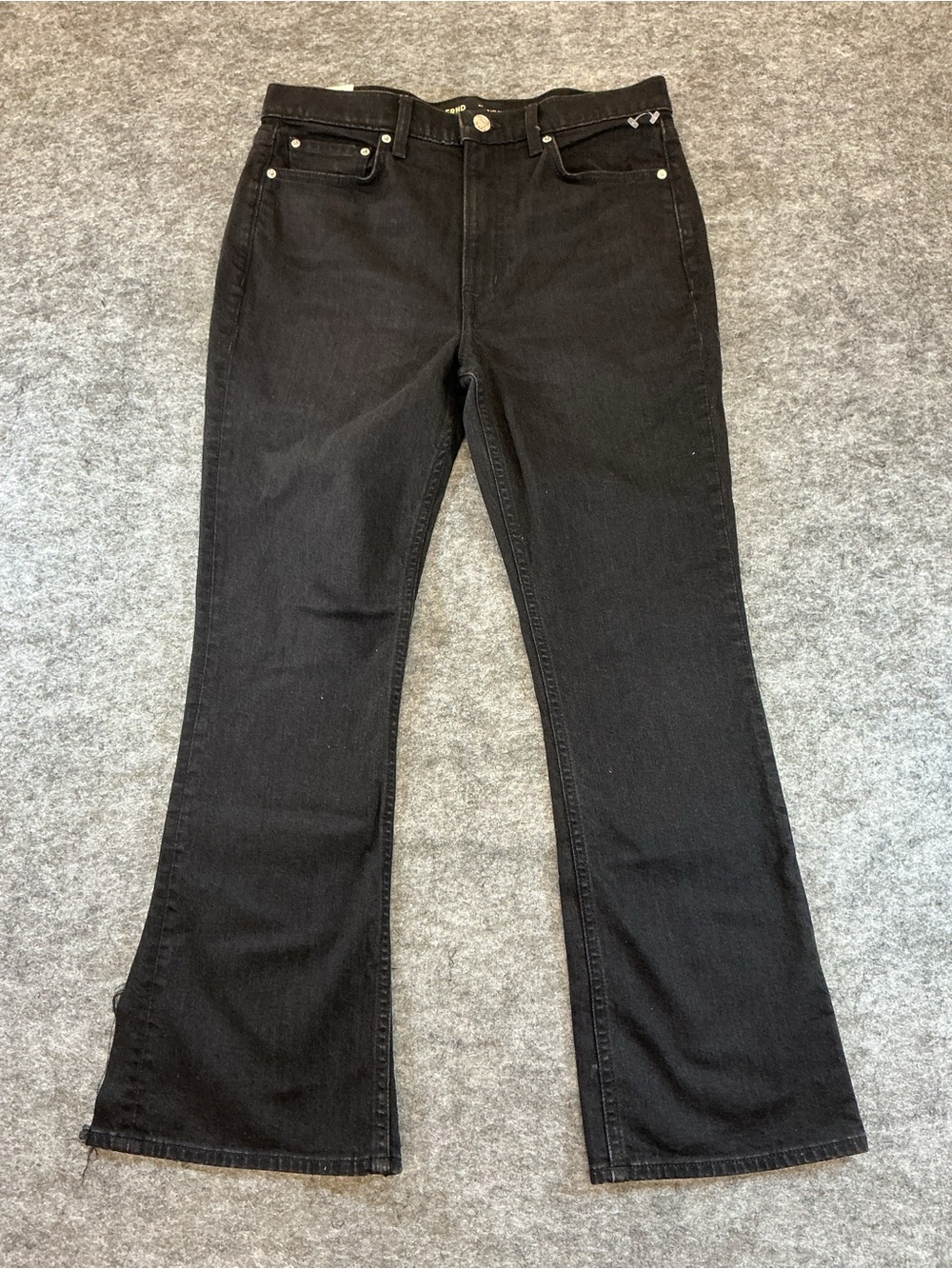 GRLFRND Black Flare High-Rise Jeans Size 26